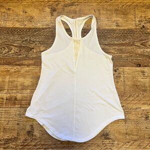 Zyia Active Effortless Tank Top Long Women’s LARGE Mesh Vented White razorback